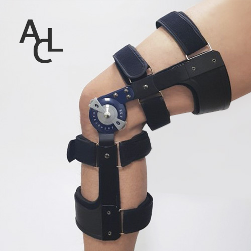 ACL 십자인대 보조기(각도조절 재활보조기 무릎연골 보호)사이즈-S, M, L, XL, XXL 선택-후방십자인대 보조기(PCL)